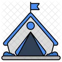 Camp Campsite Temporary Residence Icon