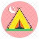 Camp Campsite Temporary Residence Icon