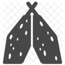 Camp Canopy Caveman House Icon