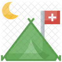Camp Tent Sleeprefugee Icon
