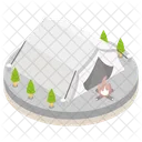 Camp  Icon