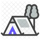 Camp  Icon
