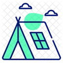 Camp Tent Campsite Icon