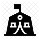 Camp Tent Military Icon