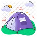 Camp Tent Camping Icon