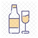 Campagne Wine Bottle Alcohol Icon