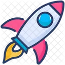 Campaign Launch Rocket Icon
