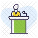 Campaign Speech Speech Broadcaster Icon