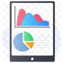 모바일 분석 캠페인 통계 온라인 분석 아이콘