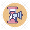 Campaign Timing Target Marketing Timing Of Advertising Icon
