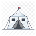 Campo Base Campamento Militar Campamento Militar Icono