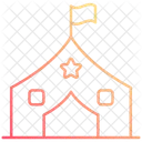 Campamento militar  Icono