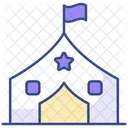 Campamento militar  Icono