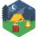 Campamento nocturno  Icon