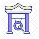 Campana china  Icono
