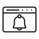 Campana de notificación  Icono