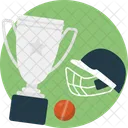 Cricket Torneo Campeonato Icono