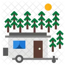 Camper Travel Van Icon
