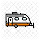 Camper Trailer Mobile Icon