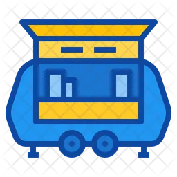 Camper-trailer-shop-bistro-street-food-truck  Icon