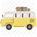 Camper Van Backpacker Adventure Icon