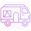 Camper Van Caravan Transport Icon