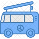 Camper Van Travel Vehicle Icon