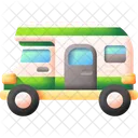 Camper Van Caravan Transport Icon