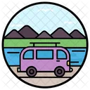 Van Transport Camper Van Icon