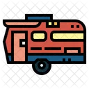 Camper Van Vehicle Transportation Icon