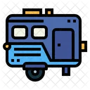 Camper Van Vehicle Transportation Icon