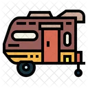 Camper Van Vehicle Transportation Icon