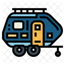 Camper Van Vehicle Transportation Icon