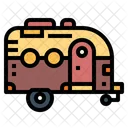 Camper Van Vehicle Transportation Icon