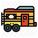 Camper Van Vehicle Transportation Icon