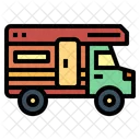 Camper Van Vehicle Transportation Icon