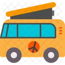 Camper Van Travel Vehicle Icon