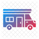 Caravan Transport Vehicle Icon