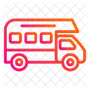 Camper Van Travel Transport Icon