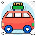 Camper Van Road Trip Vehicle Icon