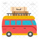 Camper Van Road Trip Vehicle Icon