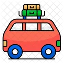 Camper Van Road Trip Vehicle Icon