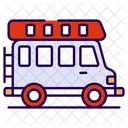 Camper Van Caravan Vehicle Icon