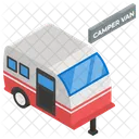 Vanity Van Transport Camper Van Icon