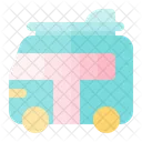 Camper Van Summer Beach Icon