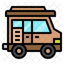 Camper Van Travel Icon