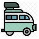 Camper Van Van Camping Icon