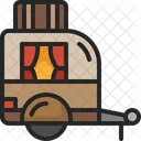 Camper Van Trailer Camping Icon