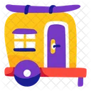 Camper Van Camping Travel Icon