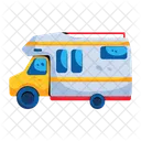 Camper Van Travelling Van Travelling Camper Icon